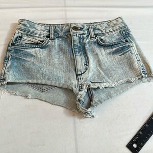 Moto by Topshop size 25 blue jean short shorts